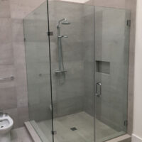 custom shower glass enclosure door