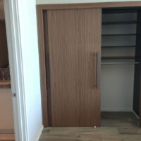 custom wood closet doors