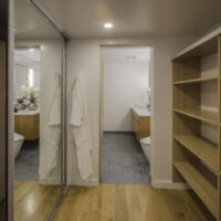minimalist room closet