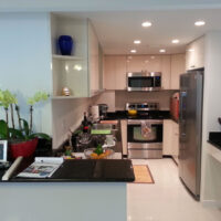 minimalist space saver kitchen
