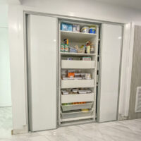 modern custom kitchen pantry