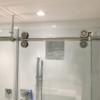 modern glass shower door hardware